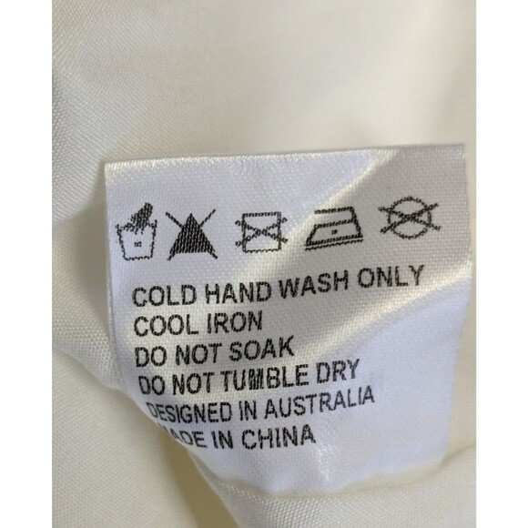 Hello Molly Womens White Mini Skirt Dress Size 8 Puff Sleeve Cutout Torso NEW - Picture 12 of 14